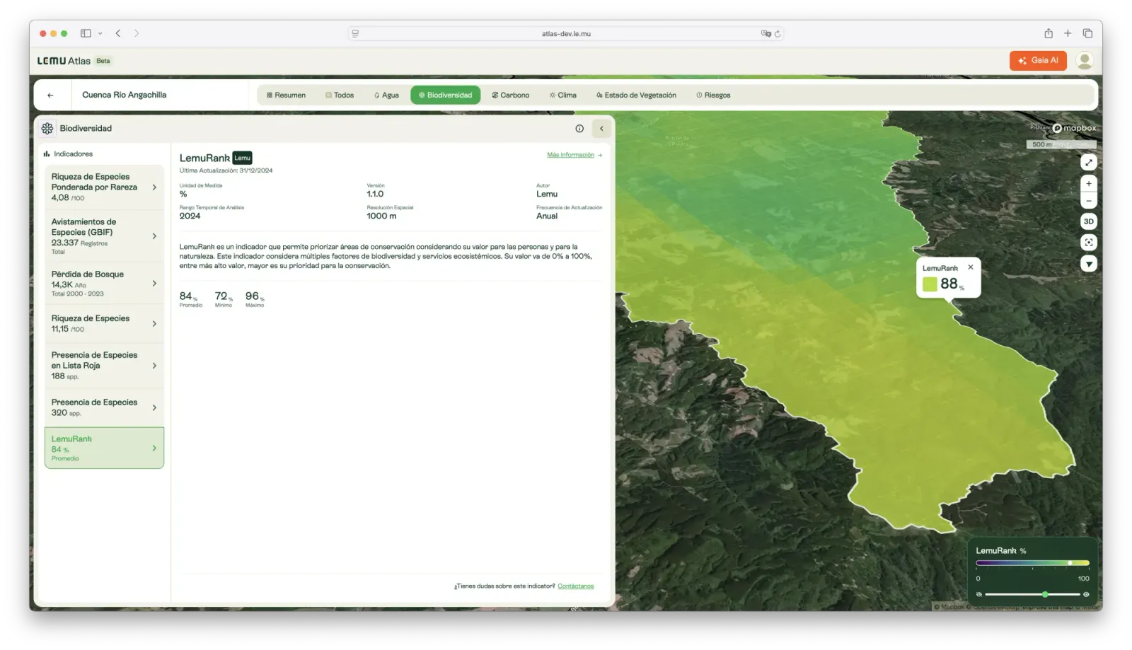 LemuRank (Spatial Conservation Prioritization)